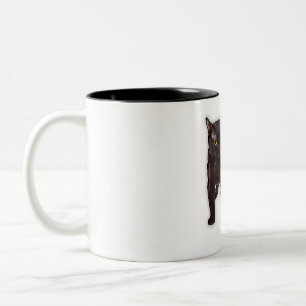 Caneca De Café Em Dois Tons Engraçado Bombaim Cat Japão Presente Para Pai M
