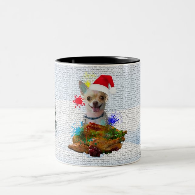 Caneca De Café Em Dois Tons Engraçado, Cachorro Chinhuahua Bonito, Natal Iapo (Centro)
