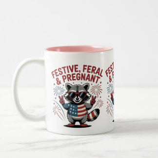 Caneca De Café Em Dois Tons Engraçado Café Mug para grávida