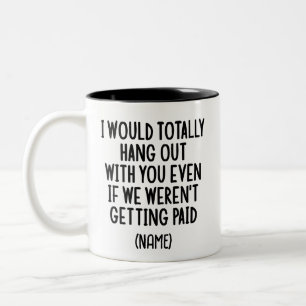 Caneca De Café Em Dois Tons Engraçado Colega de Trabalho Melhor Ideia Personal