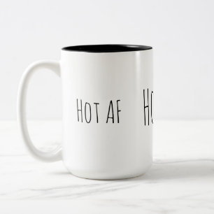 Caneca De Café Em Dois Tons Engraçado e quente 