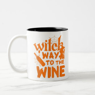 Caneca De Café Em Dois Tons Engraçado Engraçado Feliz Dia das Bruxas Todos os