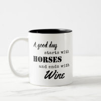 Engraçado Equestre Equestrian Wine Coffee Tea