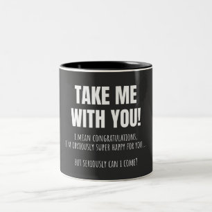 Caneca De Café Em Dois Tons Engraçado Farewell Mug Para O Colega De Trabalho D