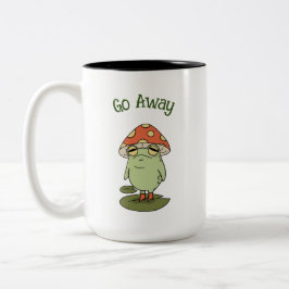 Caneca De Café Em Dois Tons Engraçado, Grumpy, Sapo Mug