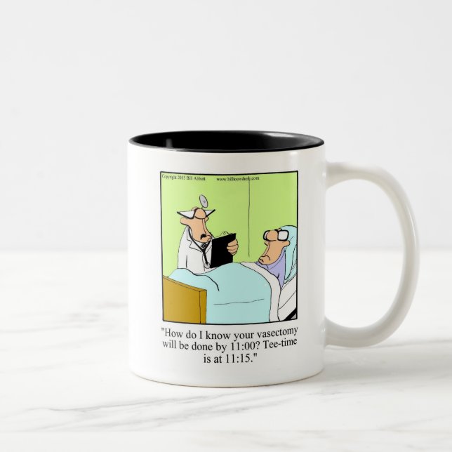 Caneca De Café Em Dois Tons Engraçado Humor Mug (Direita)