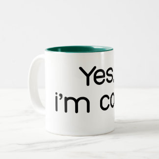 Caneca De Café Em Dois Tons Engraçado Inverno Aconchegante, É Época de Estar C