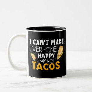 Caneca De Café Em Dois Tons Engraçado, não posso fazer todo mundo feliz que nã