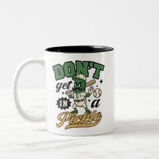 Caneca De Café Em Dois Tons Engraçado Não Se Meta Em Uma Conserva De Pepino Tr
