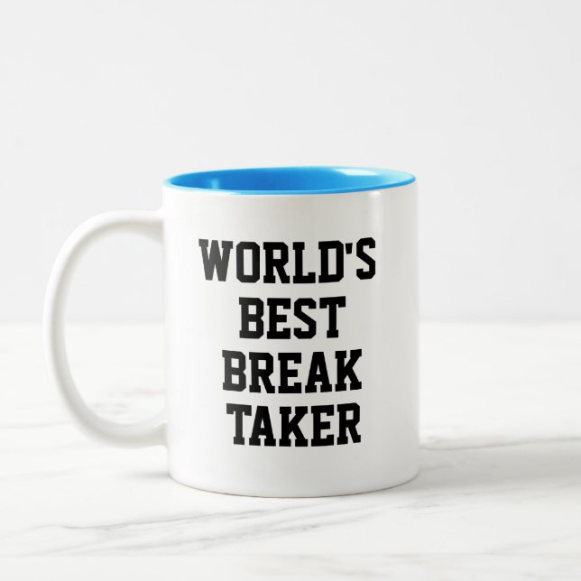 Caneca De Café Em Dois Tons Engraçado Novelty, O MELHOR PASSAGEIRO DO MUNDO (Esquerda)