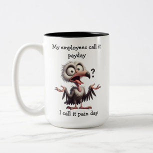 Caneca De Café Em Dois Tons Engraçado Office Payday Mug