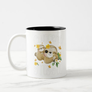 Caneca De Café Em Dois Tons Engraçado preguiçoso, Leve, Leve, Atual Humor Se