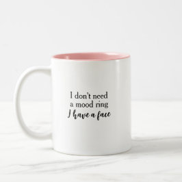 Caneca De Café Em Dois Tons Engraçado Sarky Não precisa de um Anel de Humor Eu