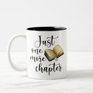 Caneca De Café Em Dois Tons Engraçado Só Mais Um Capítulo Roteiro Preto