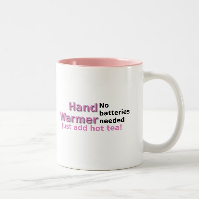 Caneca De Café Em Dois Tons Engraçado Tea Mug Cite Aquecedor de Mão (Direita)