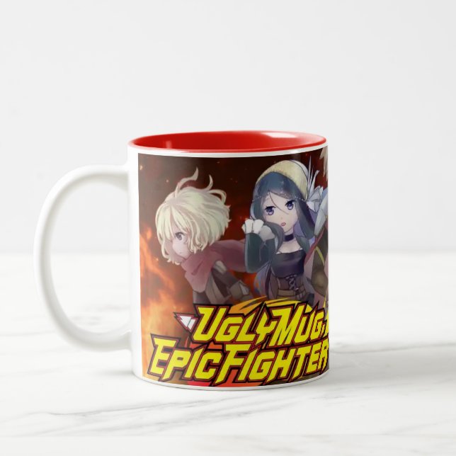 Caneca De Café Em Dois Tons Engraçado Ugly Mug | Taça Hilarily Awkward (Esquerda)