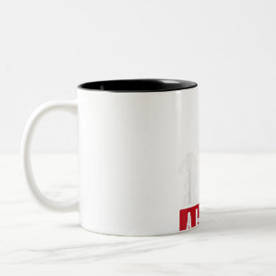 Caneca De Café Em Dois Tons Engraçado Xess King Castling Design