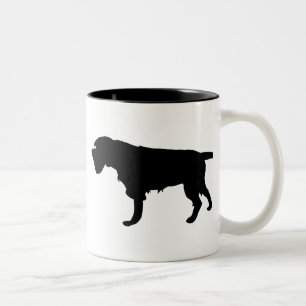 Caneca De Café Em Dois Tons Engrenagem nova Wirehaired apontar Griffon