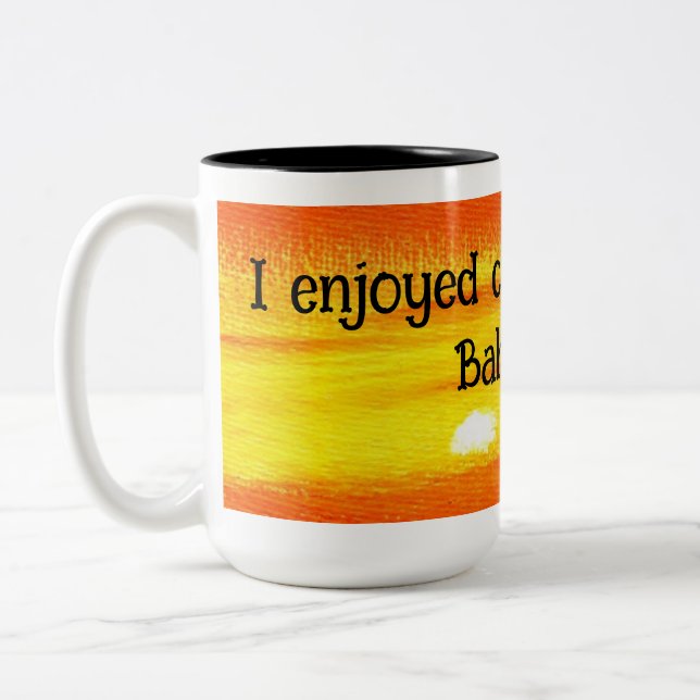 Caneca De Café Em Dois Tons Enjoyed cruising in The Bahamas Mug (Esquerda)
