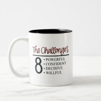 Caneca De Café Em Dois Tons Enneagram Tipo 8 Mug