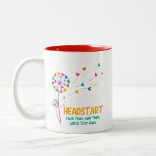 Caneca De Café Em Dois Tons Ensiná-los a amá-los a vê-los crescer
