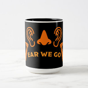 Caneca De Café Em Dois Tons ENT Otolaringology Otorhinolaringologista