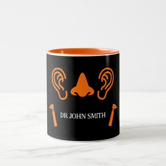 Caneca De Café Em Dois Tons ENT Otolaringology Otorhinolaringologista (Centro)