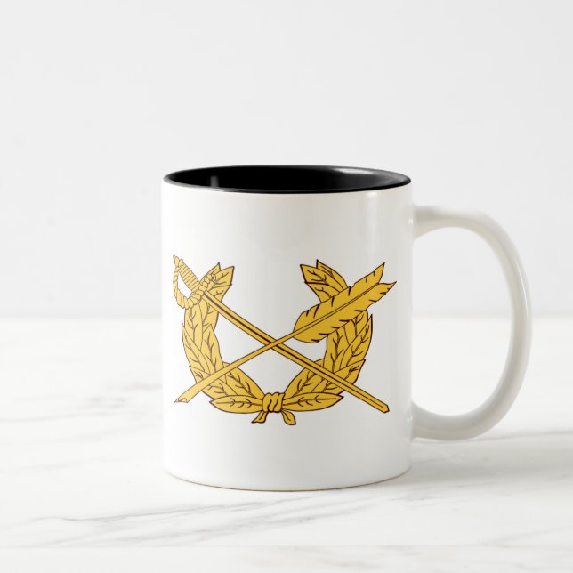 Caneca De Café Em Dois Tons Entalhe 1 (Direita)