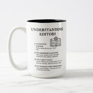 Caneca De Café Em Dois Tons Entendendo os editores