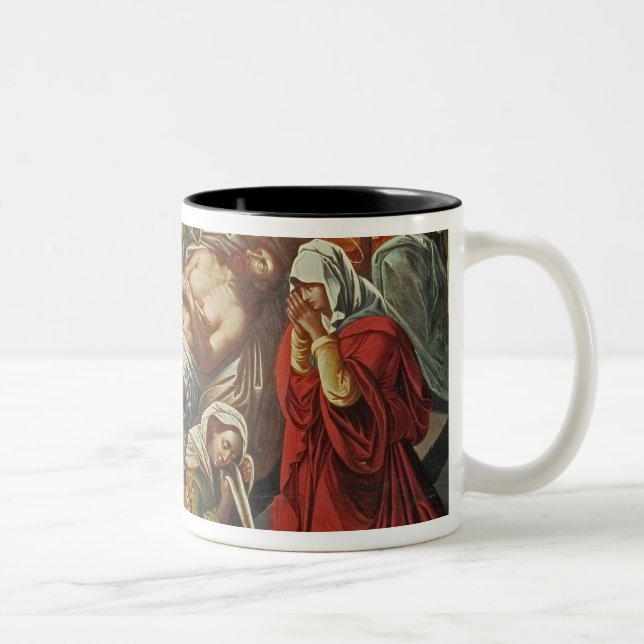 Caneca De Café Em Dois Tons Entombment do cristo, Villabranca (Direita)