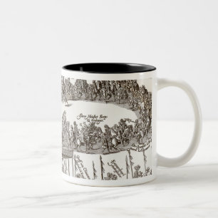 Caneca De Café Em Dois Tons Entrada do príncipe Charles Eu em Madrid, 1623