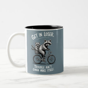 Caneca De Café Em Dois Tons Entre, Perdedor, o Problema Não Vai se Resolver So