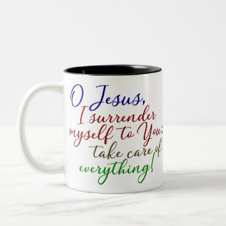 Caneca De Café Em Dois Tons Entregar Novena