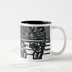 Caneca De Café Em Dois Tons Entretenimento do Natal