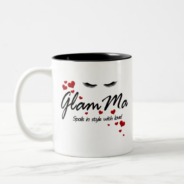 Caneca De Café Em Dois Tons Entulhos de GlamMa (Esquerda)