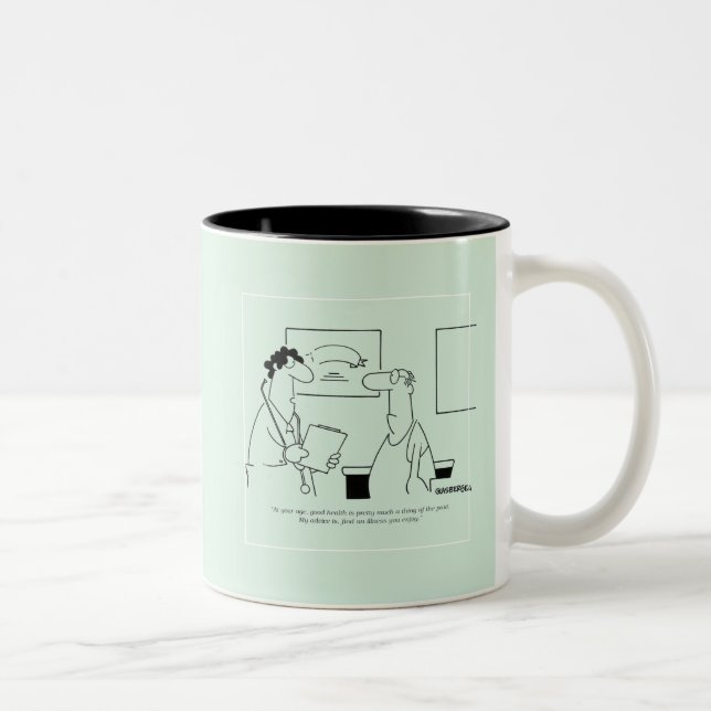 Caneca De Café Em Dois Tons Envelhecer (Direita)