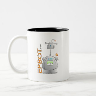 Caneca De Café Em Dois Tons Epbot: Longo vivo e geek sobre!