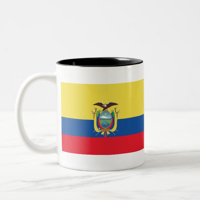 Caneca De Café Em Dois Tons Equador (Esquerda)