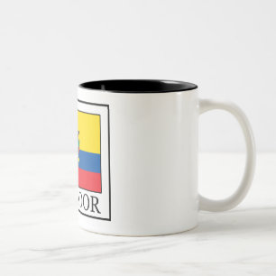 Caneca De Café Em Dois Tons Equador