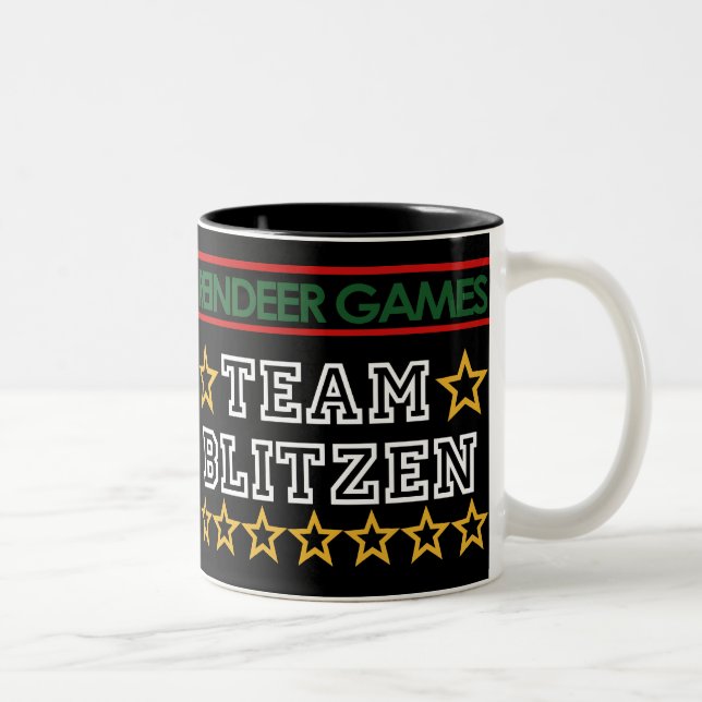 Caneca De Café Em Dois Tons Equipe Blitzen Mug (Direita)