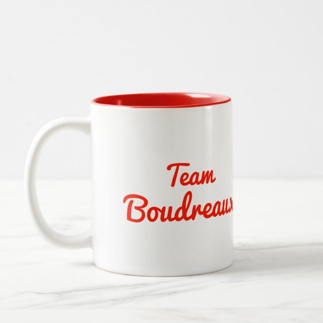 Caneca De Café Em Dois Tons Equipe Boudreaux (Esquerda)
