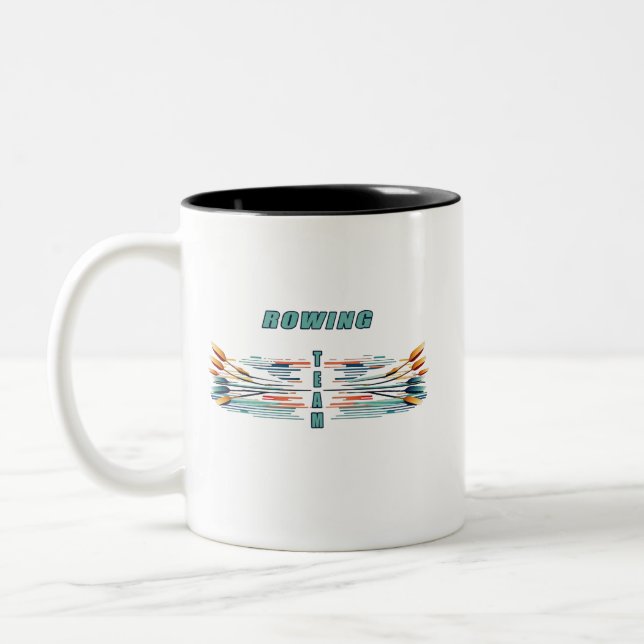 Caneca De Café Em Dois Tons Equipe de Remoção 3 - Um Design de Remoção (Esquerda)