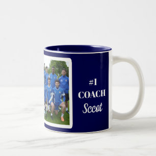 Caneca De Café Em Dois Tons Equipe de treinadores desportivos personalizados F