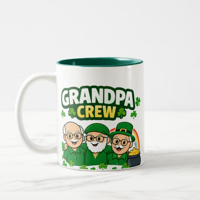 Caneca De Café Em Dois Tons Equipe do Vovô (Esquerda)