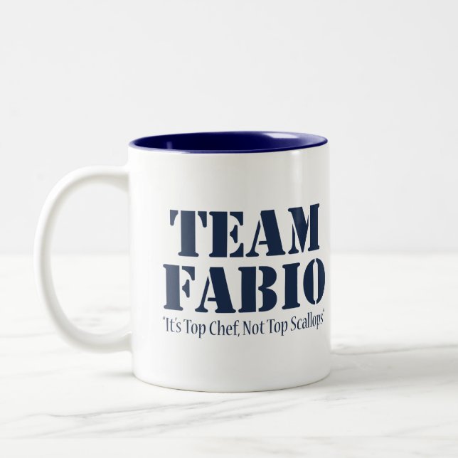 Caneca De Café Em Dois Tons Equipe Fabio (Esquerda)