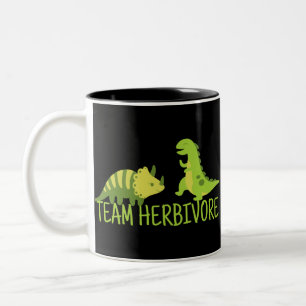 Caneca De Café Em Dois Tons Equipe Herbivore Vegan