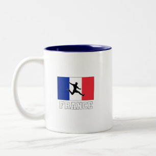 Caneca De Café Em Dois Tons Equipe Nacional de Futebol da França