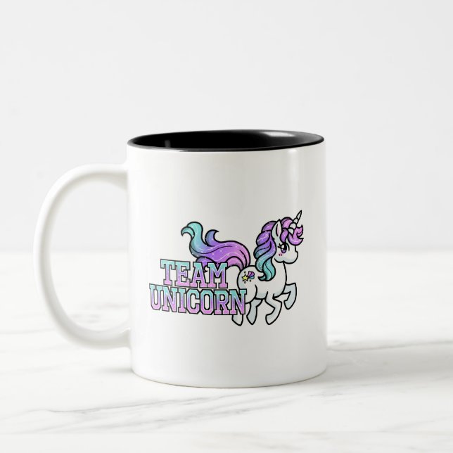 Caneca De Café Em Dois Tons Equipe UNICORN (Esquerda)