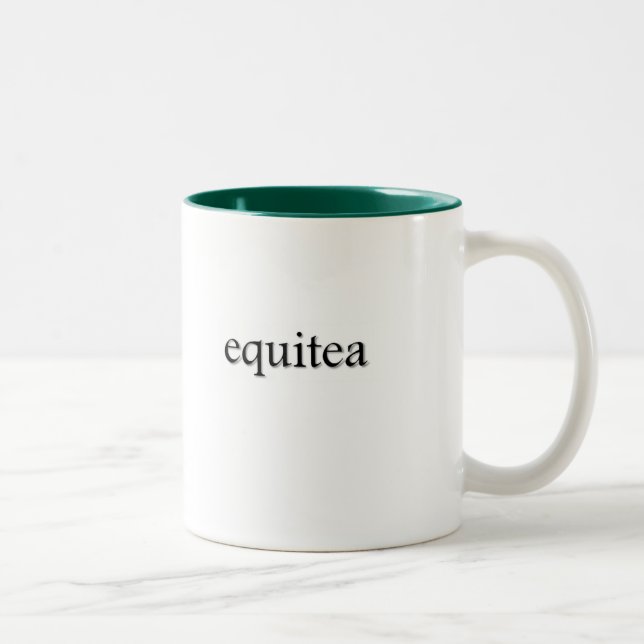 Caneca De Café Em Dois Tons Equitea Tea Mug (Direita)