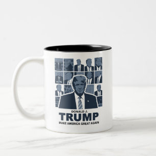CANECA DE CAFÉ EM DOIS TONS ERA DE DONALD TRUMP